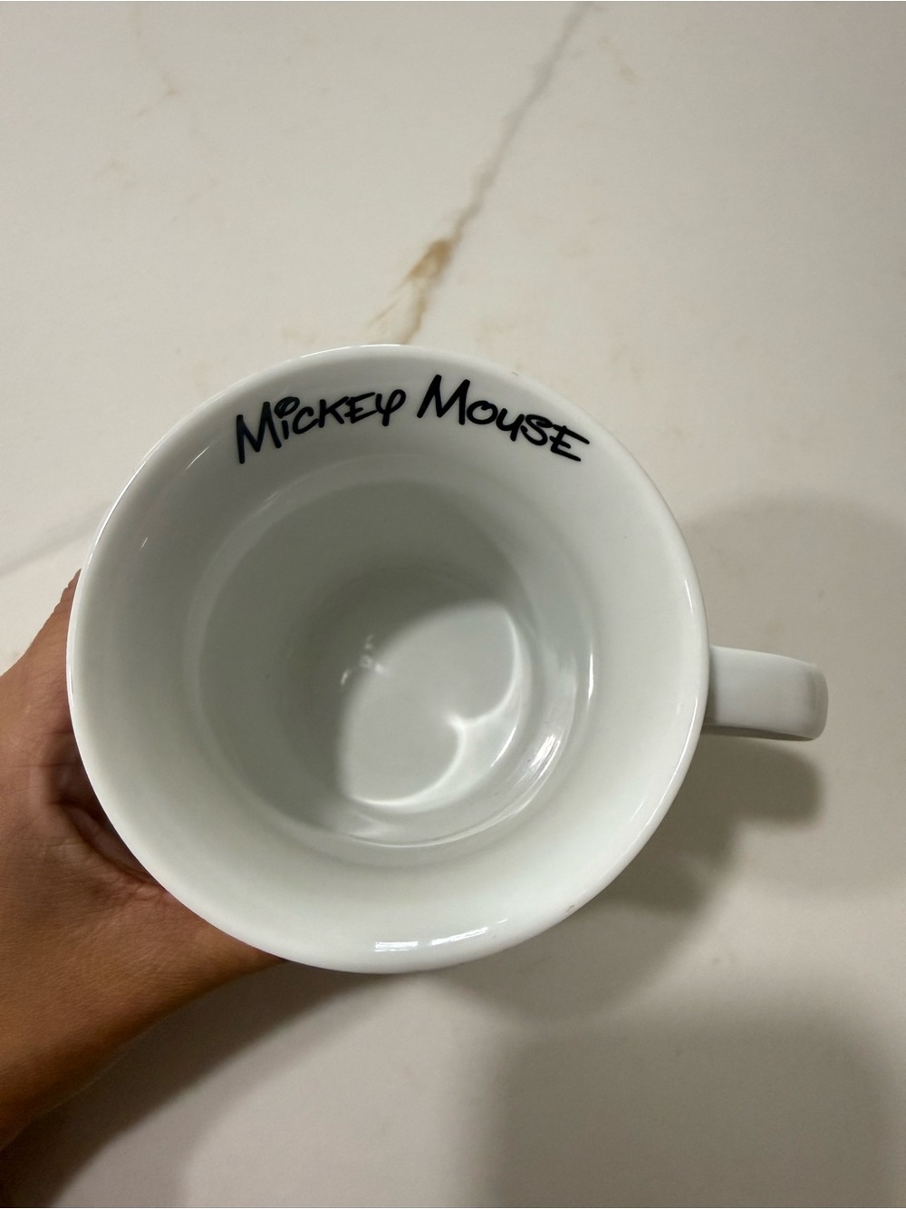 Disney White Ceramic Mug with Black Sketch Mickey Designs - Picture 2 of 5